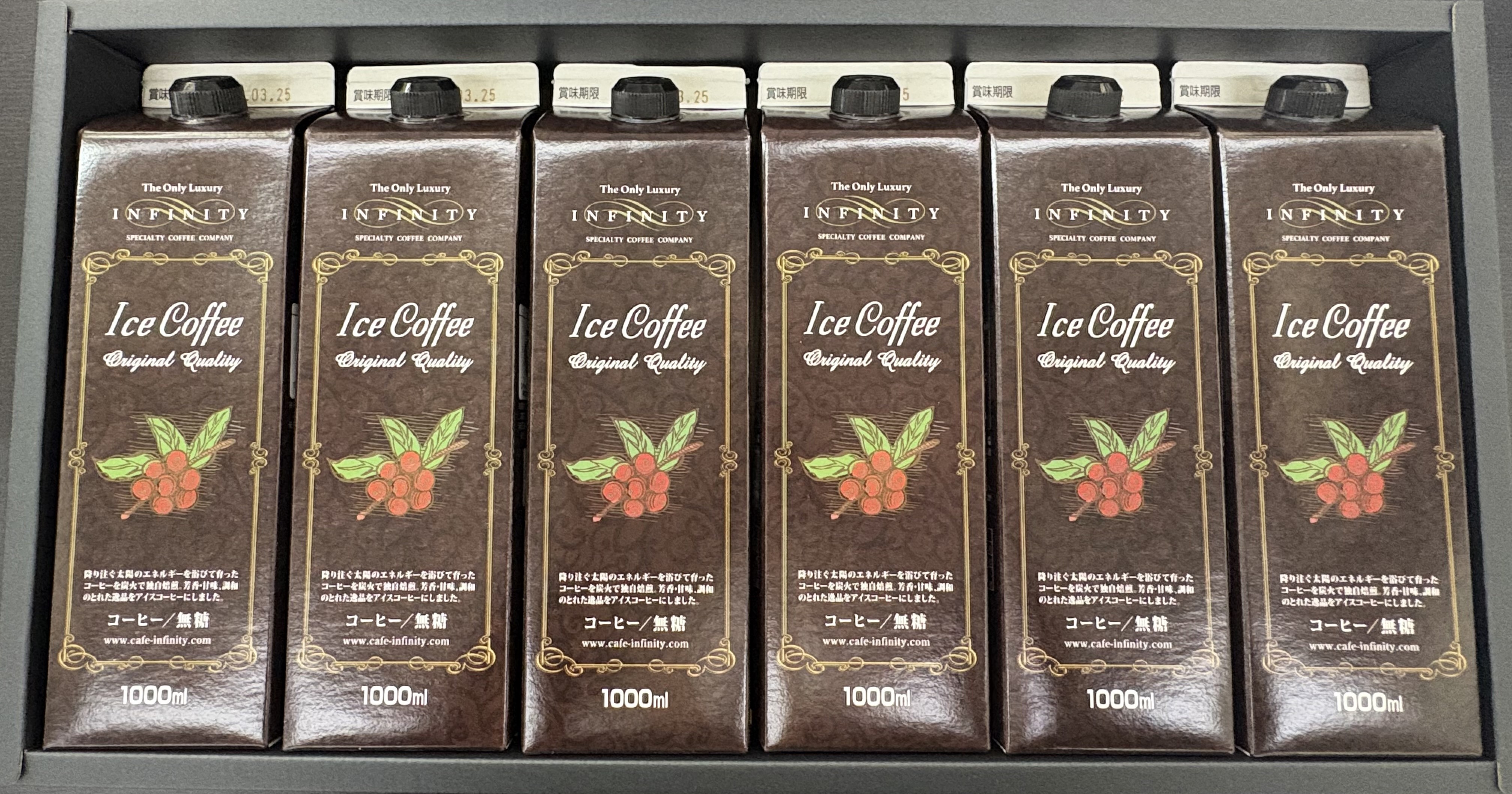 INFINITYアイスコーヒー（無糖）６本セット
